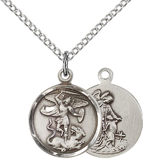 st michael the archangel pendant|st michael pendant sterling silver.